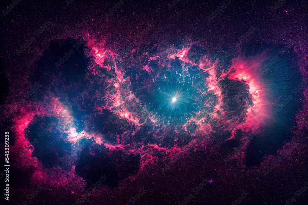 Fototapeta premium surreal galaxy, breathtaking, amazing, stunning, astounding, astonishing, awe-inspiring,black hole.