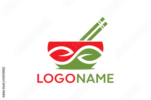 Food leaf concept. Very suitable for symbol, logo, company name, brand name, personal name, icon and many more.