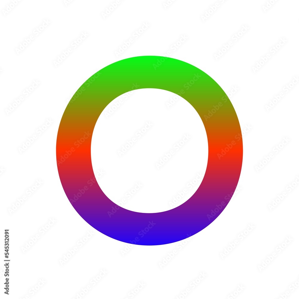 Gradient neon color lower case example characters Gradient neon color lower case example characters