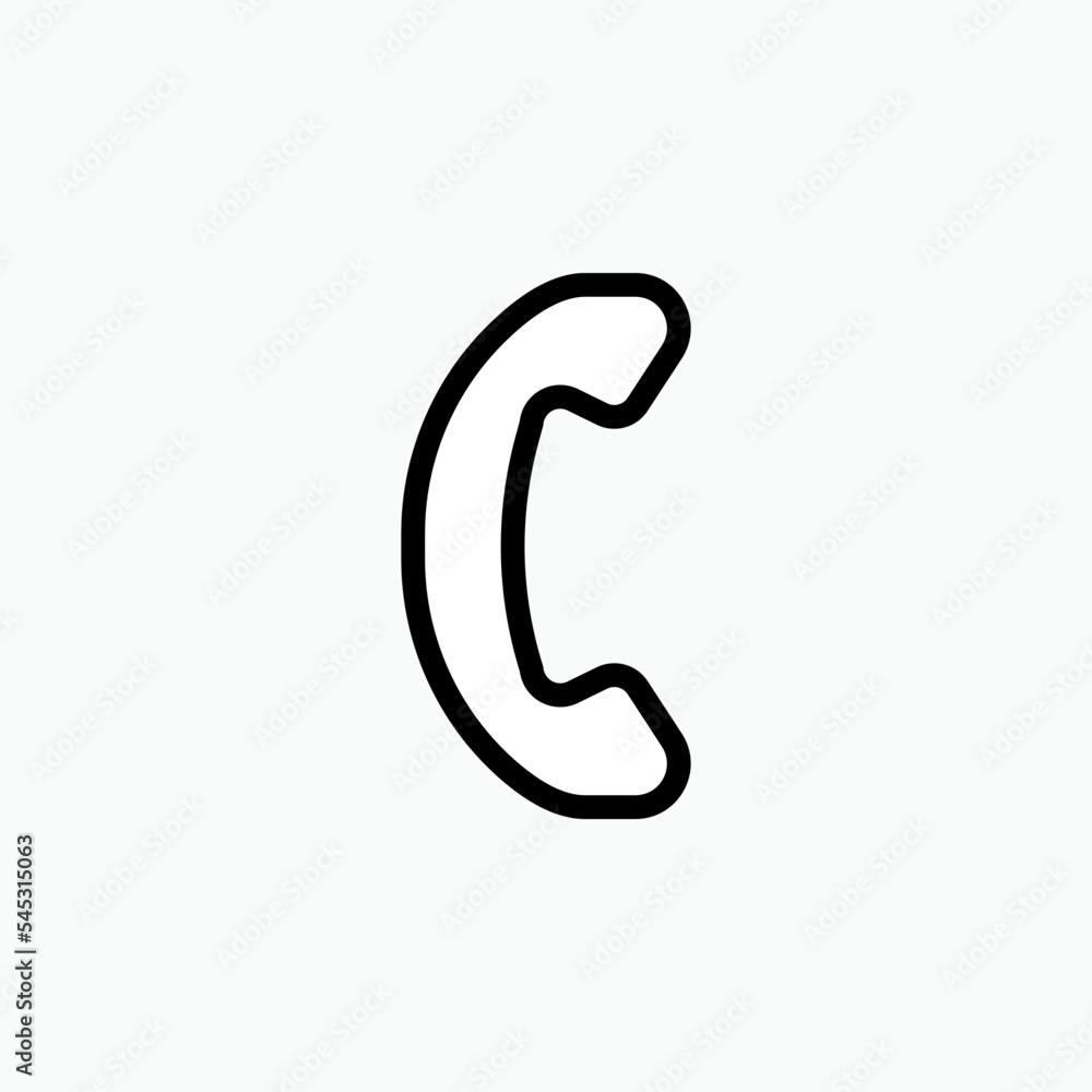 Call Icon. Telephone, Phone Symbol - Vector. Call Icon. Telephone, Phone Symbol - Vector.