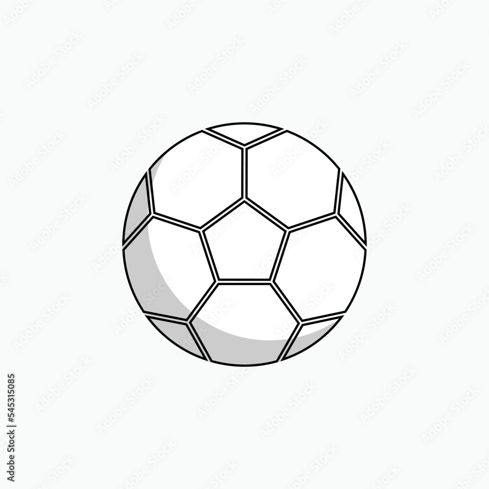 Naklejka premium Football Icon - Vector, Sign and Symbol for Design, Presentation, Website or Apps Elements. 