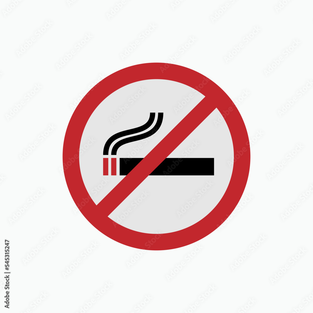 No Smoking Icon - Vector, Sign and Symbol for Design, Presentation, Website or Apps Elements. No Smoking Icon - Vector, Sign and Symbol for Design, Presentation, Website or Apps Elements.