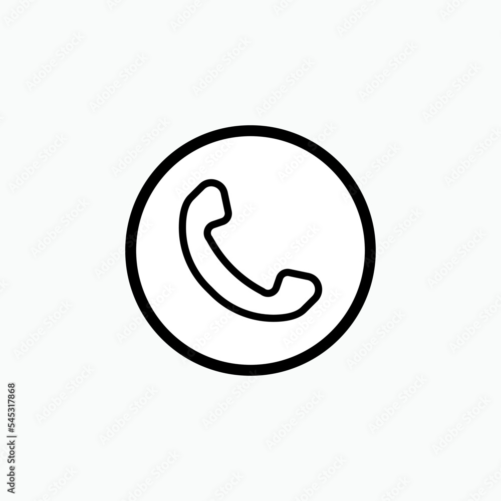 Call Icon. Telephone, Phone Symbol - Vector. Call Icon. Telephone, Phone Symbol - Vector.