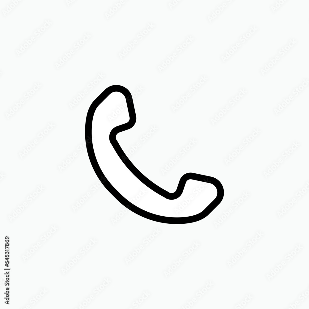 Call Icon. Telephone, Phone Symbol - Vector. Call Icon. Telephone, Phone Symbol - Vector.
