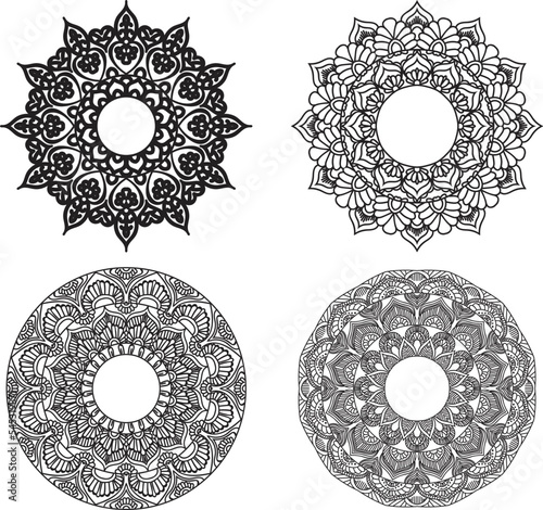 Ornamental Geometric luxury mandala pattern vector design