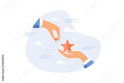 Value added, increase value or price of product to make profit, additional advantage or development for more benefit concept, flat vector modern illustration