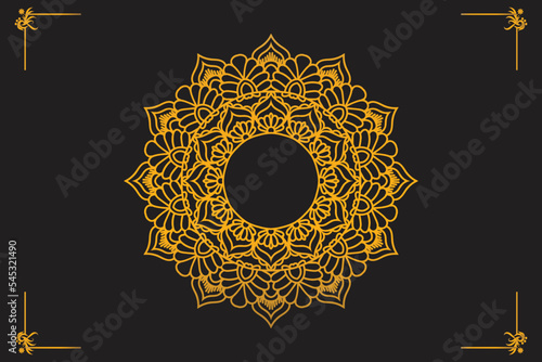 Ornamental Geometric luxury mandala pattern vector design