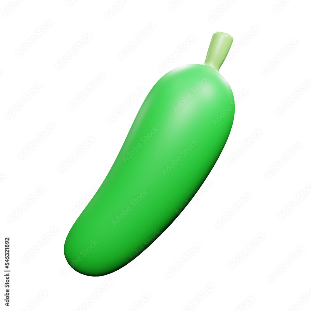 PNG 3d rendering of bottle gourd vegetable for your content asset needs