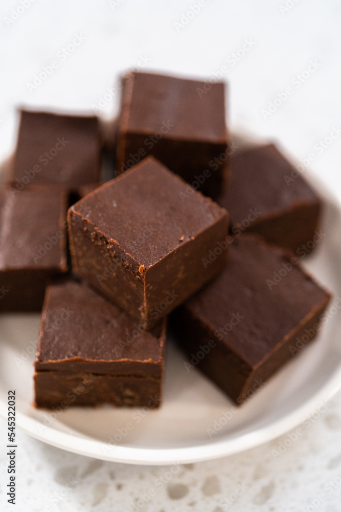 Homemade plain fudge Homemade plain fudge