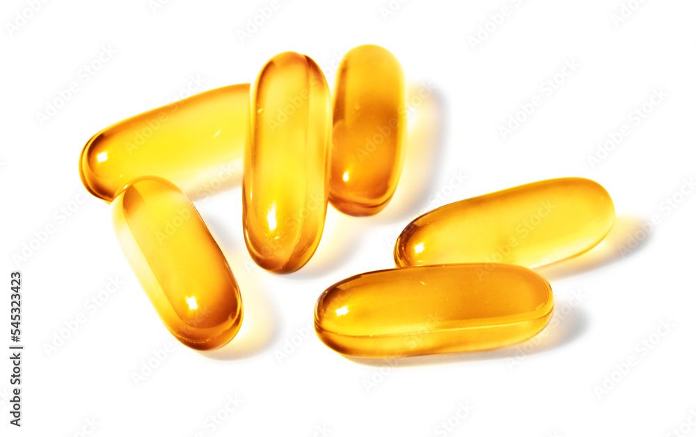 Cod liver oil Omega 3 capsules Stock Photo Adobe Stock