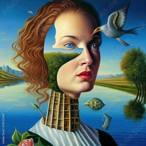 Surreal Landscape Portrait