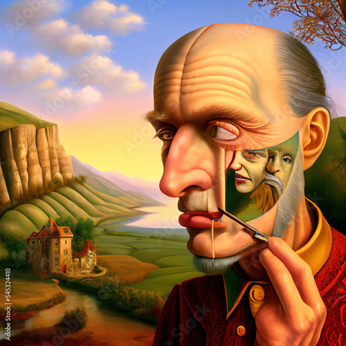 Surreal Landscape Portrait