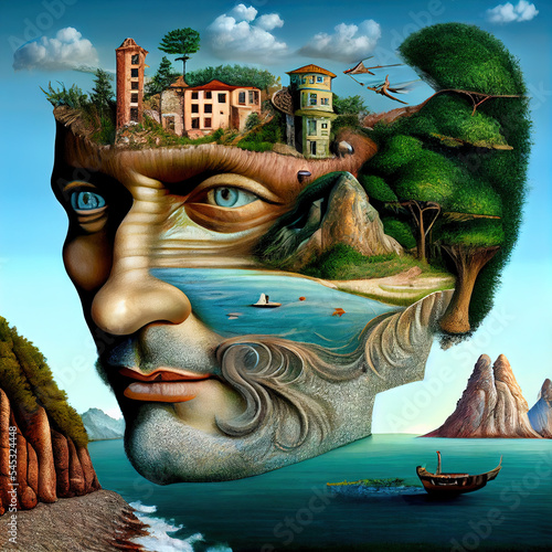 Surreal Landscape Portrait