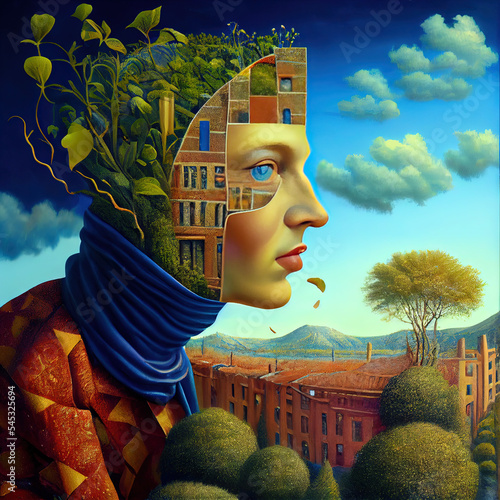 Surreal Landscape Portrait