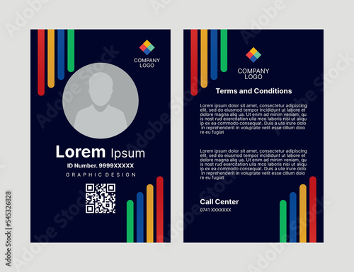 Full Color ID Card Template
