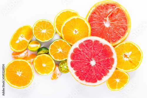 Fototapeta Naklejka Na Ścianę i Meble -  citrus fruit background