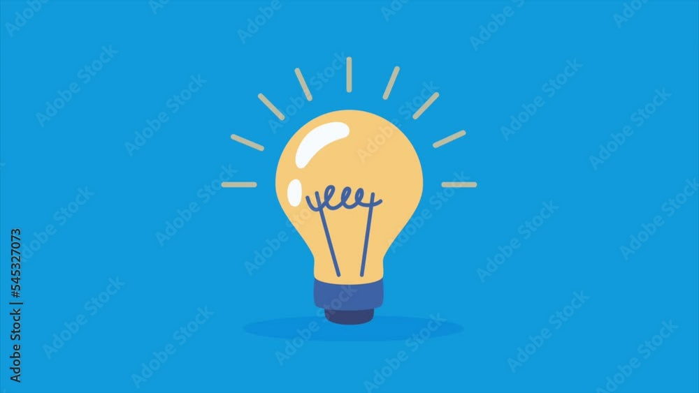 bulb light energy power animation bulb light energy power animation