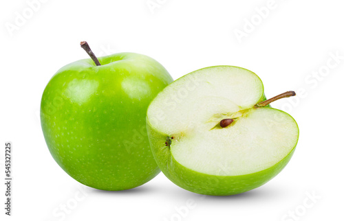 Green apple isolated on transparent png
