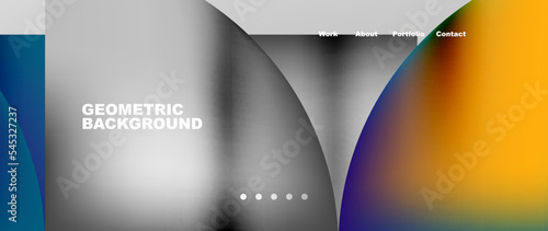 Circles and round elements abstract background design for wallpaper, banner, background, landing page, wall art, invitation, prints