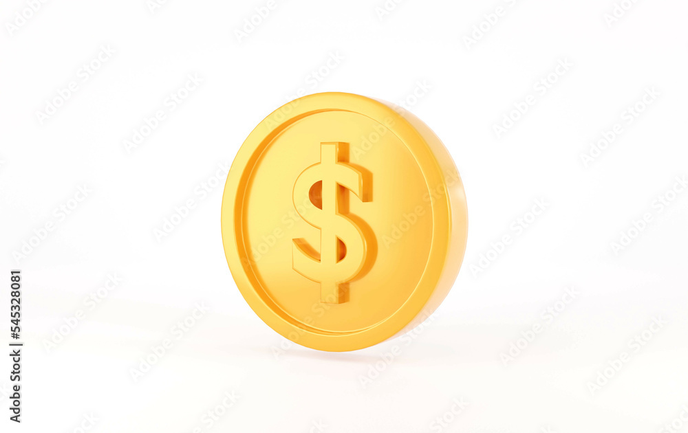 Gold coin on white background.3D Stack of Gold Coins Icon Isolated.Symbol of investment, savings and business.money management.Saving and money growth concept.Dollar Coin.3D render,Illustration. Gold coin on white background.3D Stack of Gold Coins Icon Isolated.Symbol of investment, savings and business.money management.Saving and money growth concept.Dollar Coin.3D render,Illustration.