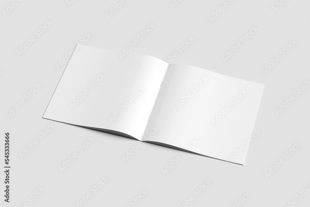 Blank Square Brouchure Mockup Blank Square Brouchure Mockup