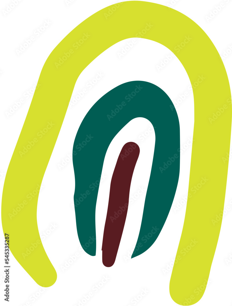 shape boho abstract illustration shape boho abstract illustration