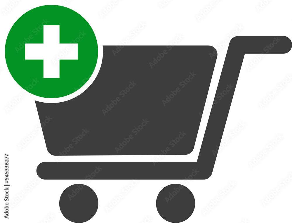 Shopping cart add on order black shadow icon, Shop icon set. Shopping cart add on order black shadow icon, Shop icon set.