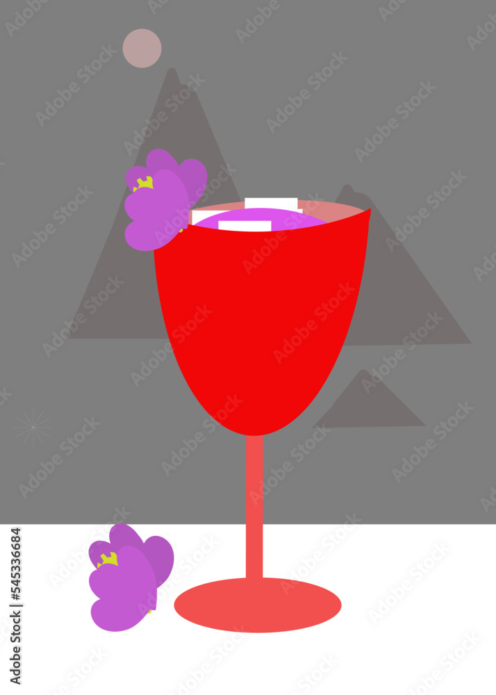 cocktail with cherry cocktail with cherry
