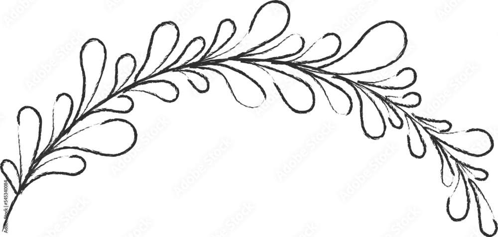 Hand drawn flowers and plants sketched frame vector illustration. Sketch flower silhouettes border, white chalk style drawings isolated on blackboard for wedding framed invitation Hand drawn flowers and plants sketched frame vector illustration. Sketch flower silhouettes border, white chalk style drawings isolated on blackboard for wedding framed invitation