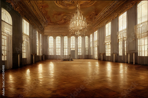 French palace hall Fototapet