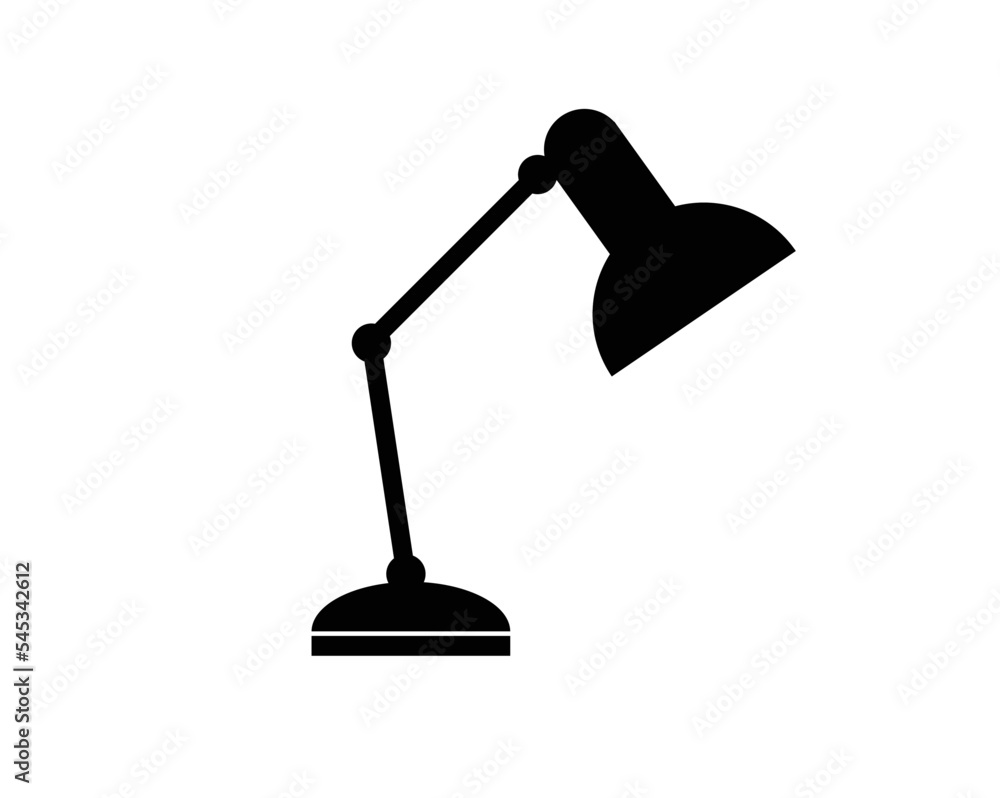 vector icon design of a table lamp that is commonly used for studying or for doing assignments and work vector icon design of a table lamp that is commonly used for studying or for doing assignments and work
