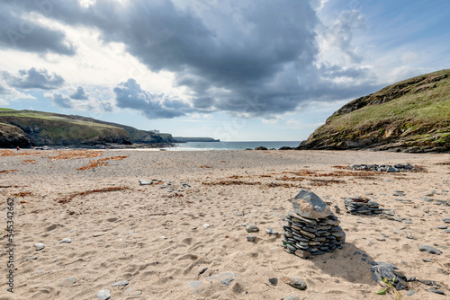 Gunwalloe Church Cove Beach Cornwall Lizard Peninsular