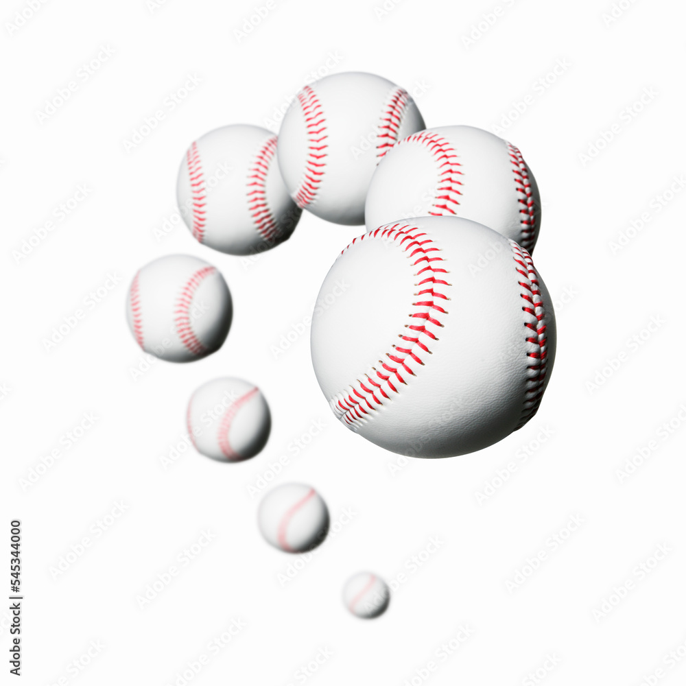 Trajectory of baseball ball Trajectory of baseball ball