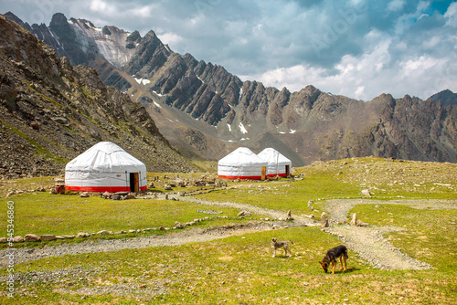 Tableau sur toile Yurt