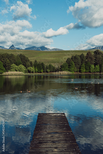 lake in the mountains