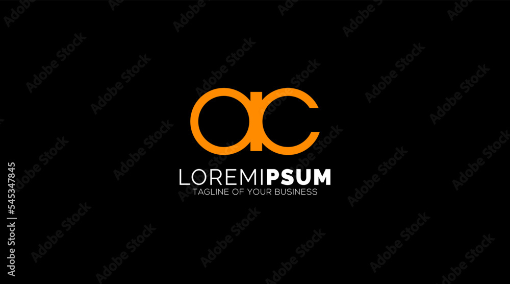 Abstract letter AC logo. This logo icon incorporate with abstract shape in the creative way Abstract letter AC logo. This logo icon incorporate with abstract shape in the creative way