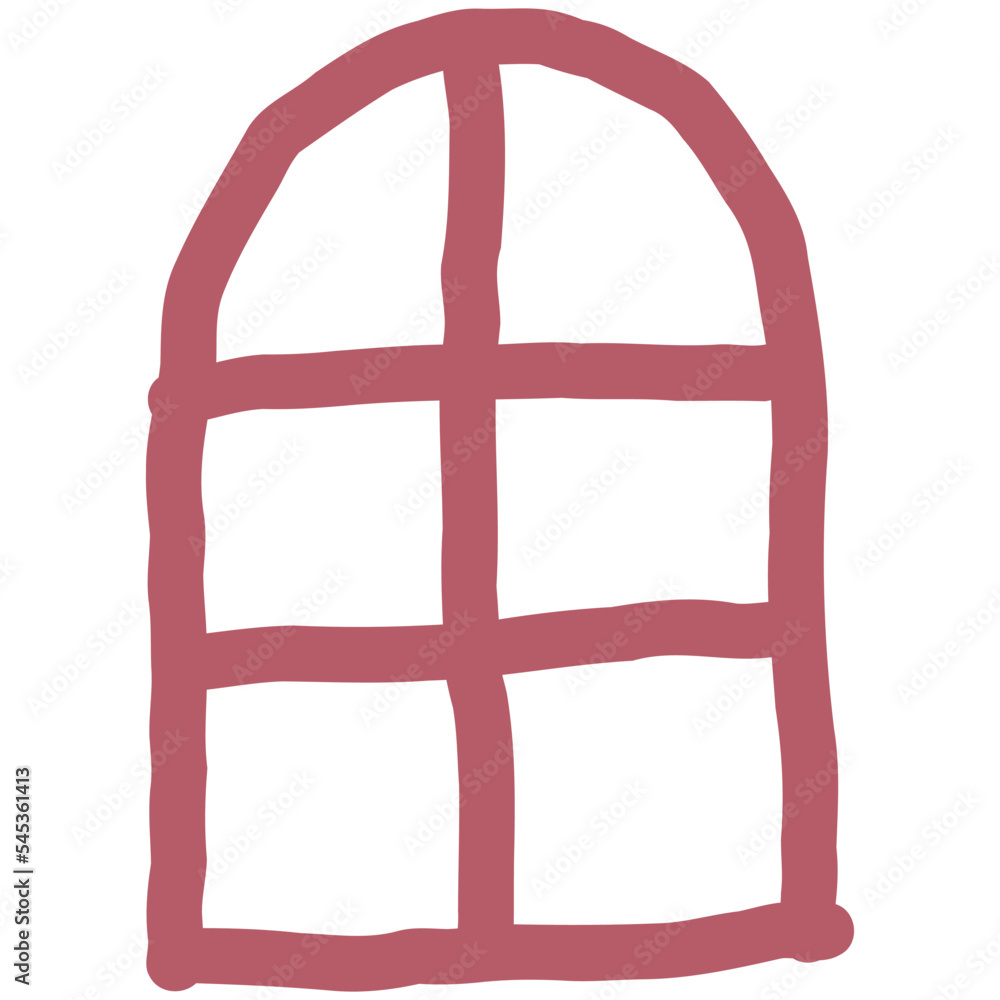 Abstract Window Hand Drawn Vector Element Abstract Window Hand Drawn Vector Element