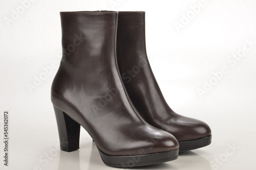 black female boots shoe.
