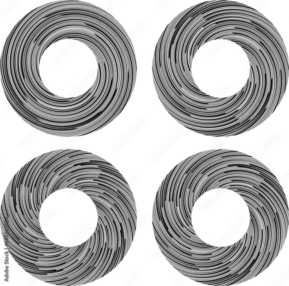 Lines in Circle Form . Spiral Vector Illustration .Technology round Logo . Design element . Abstract Geometric shape . Striped border frame for image Lines in Circle Form . Spiral Vector Illustration .Technology round Logo . Design element . Abstract Geometric shape . Striped border frame for image