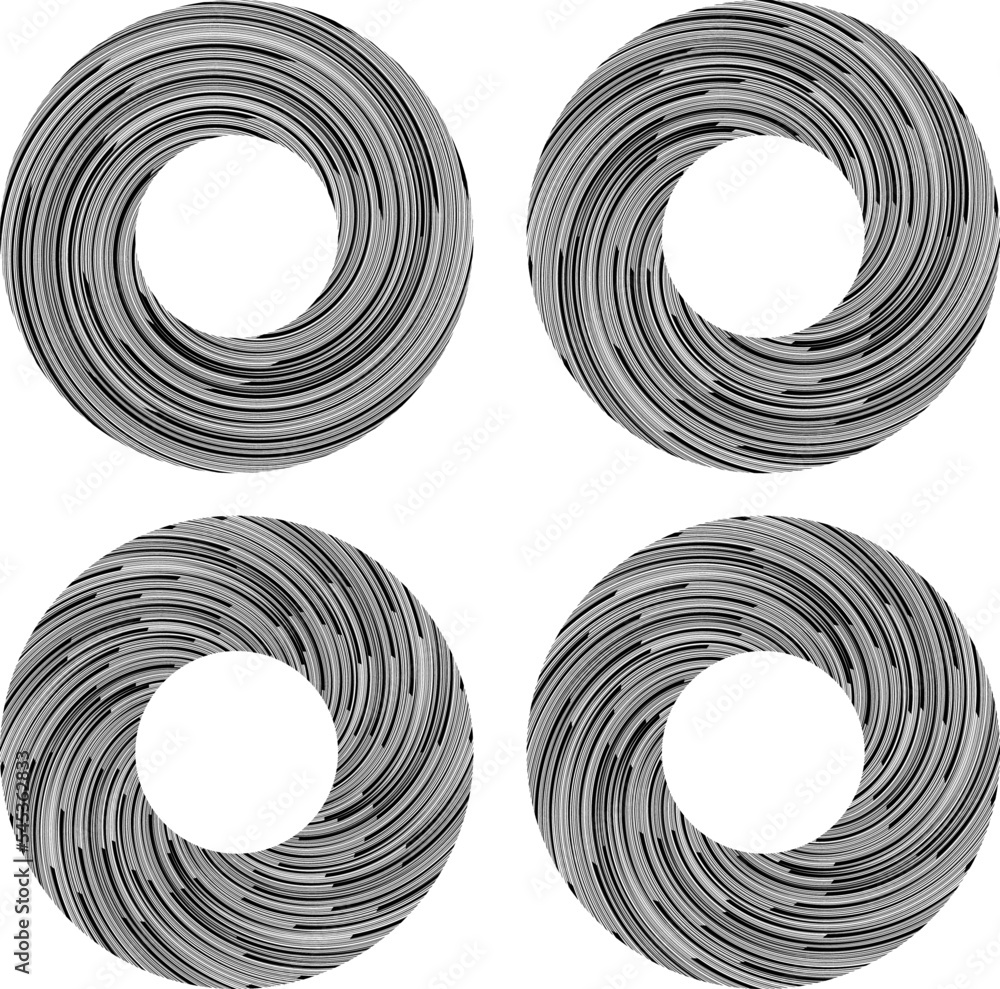 Lines in Circle Form . Spiral Vector Illustration .Technology round Logo . Design element . Abstract Geometric shape . Striped border frame for image Lines in Circle Form . Spiral Vector Illustration .Technology round Logo . Design element . Abstract Geometric shape . Striped border frame for image
