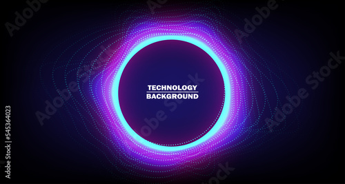 Big data Artificial intelligence tech background.Technology for visualization, artificial intelligence, deep learning and quantum.