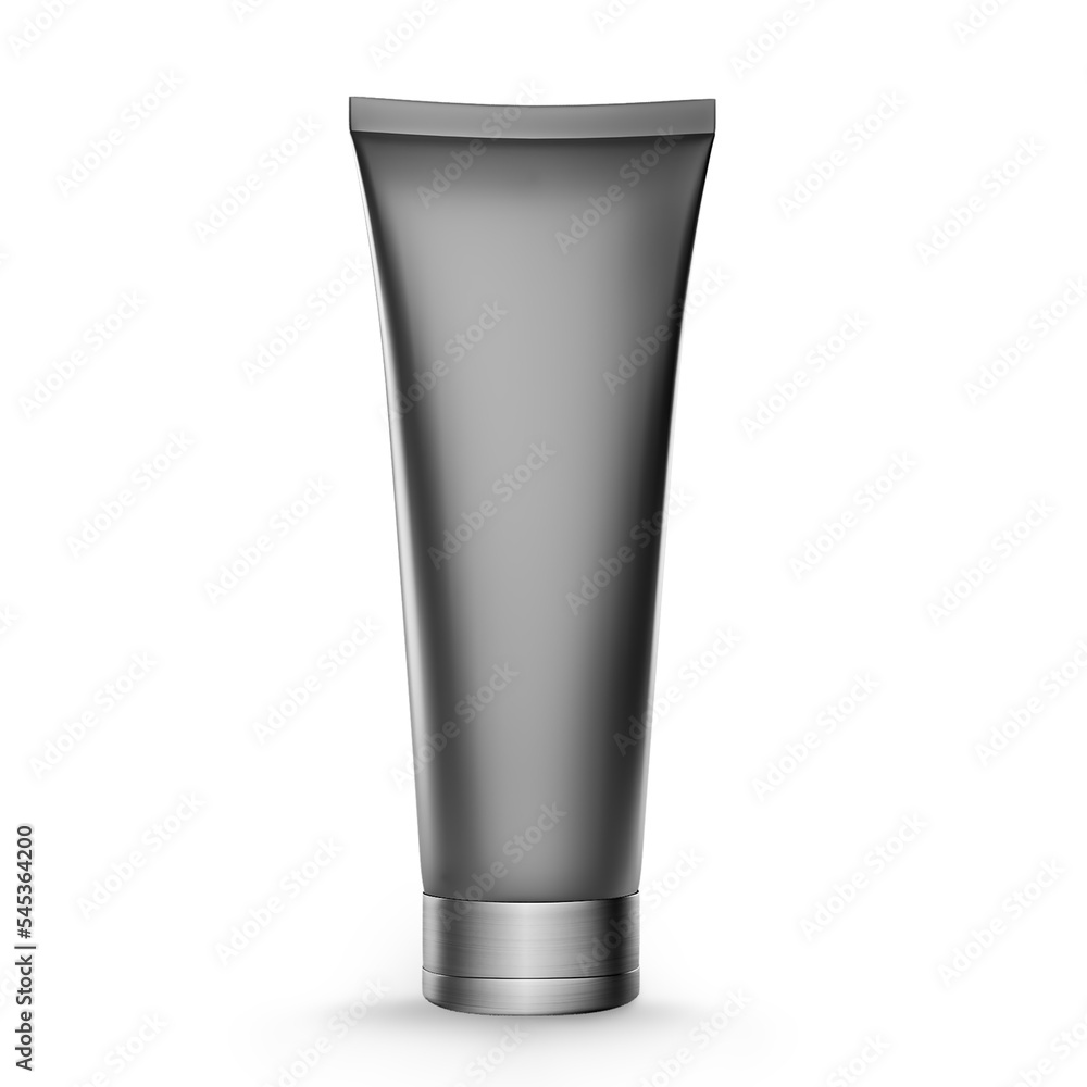 tube Black realistic mockup tube Black realistic mockup