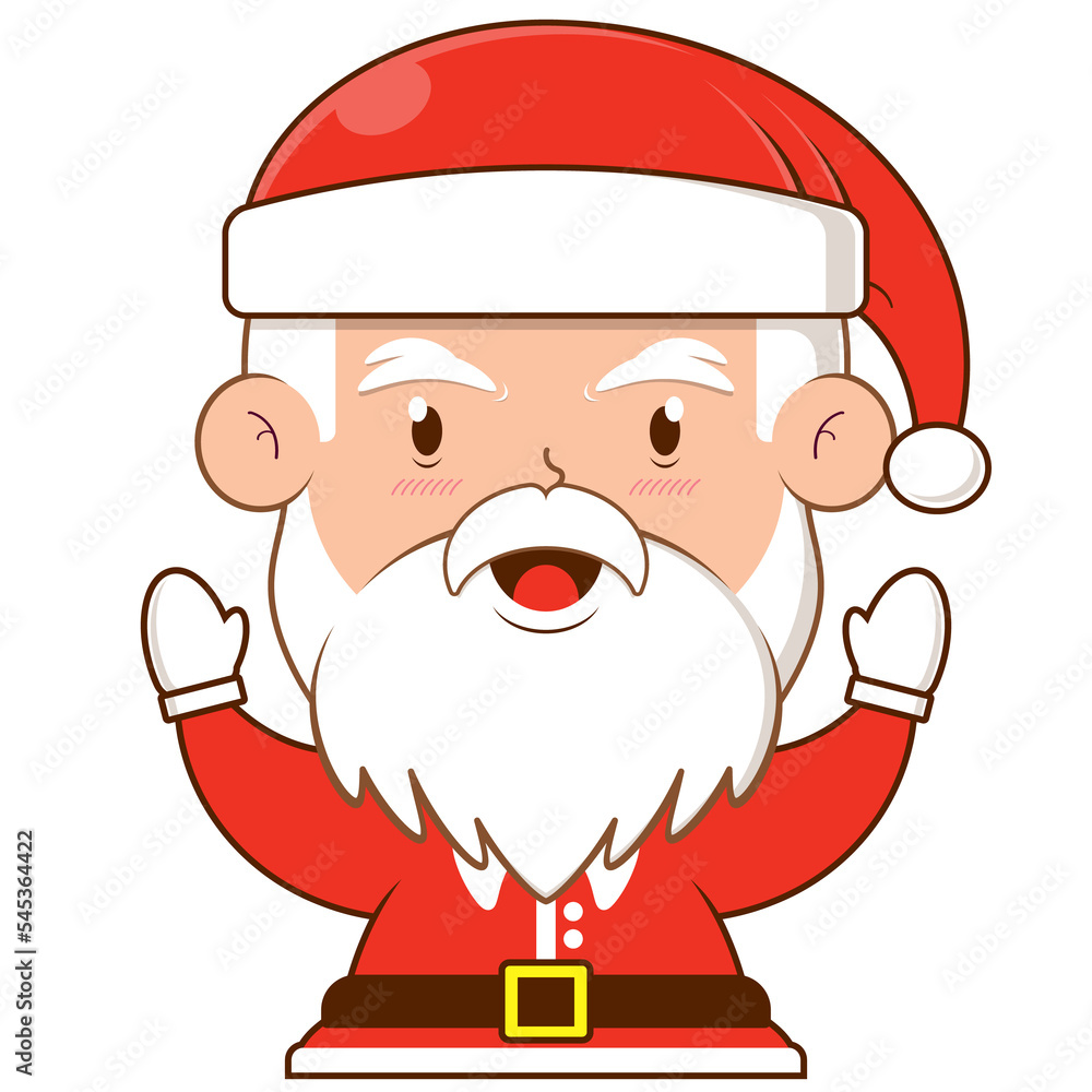 santa claus happy face cartoon cute santa claus happy face cartoon cute