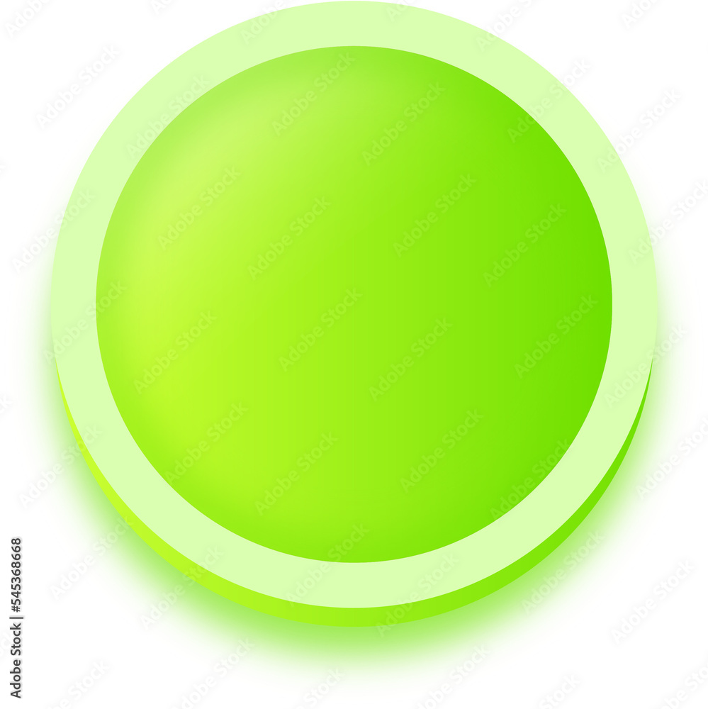 Round shape buttons in green colors. User interface element illustration. Round shape buttons in green colors. User interface element illustration.