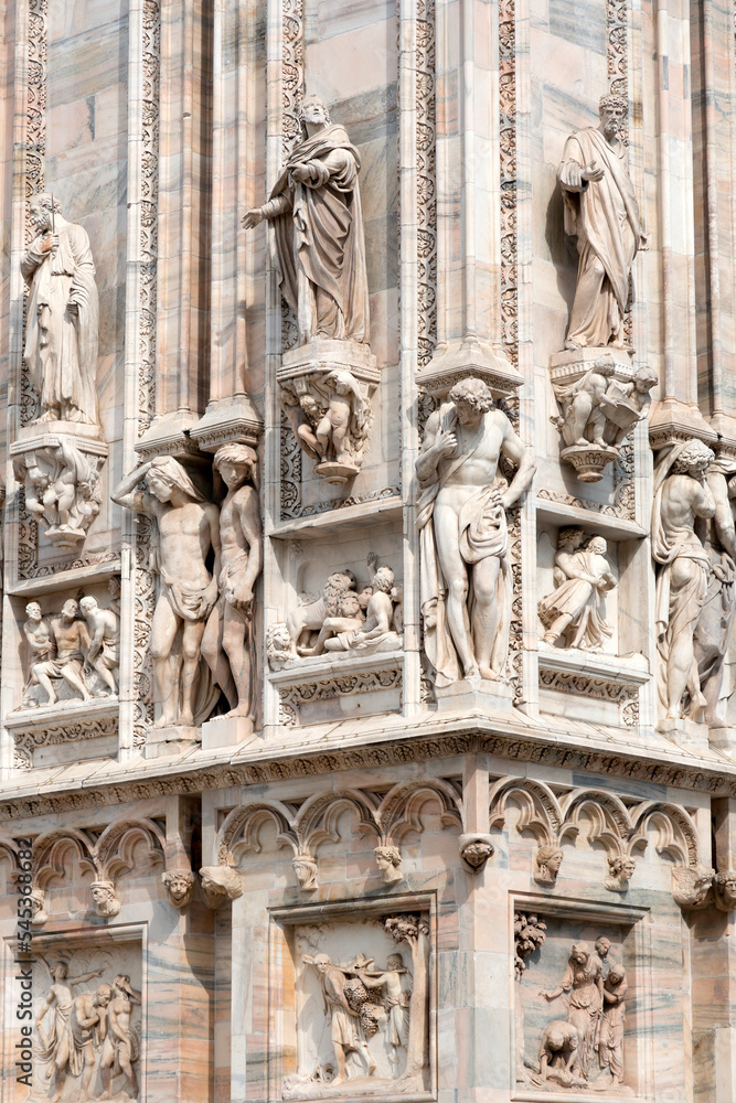 Duomo di Milano, The Milan Cathedral in Milan, Lombardy, Italy