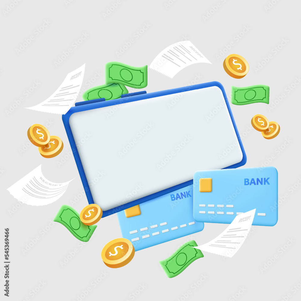 Banking Online Payments Icon Concept Internet Payments Bill Receipt