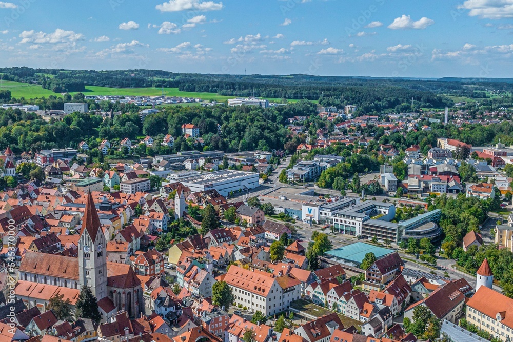Kaufbeuren Im Luftbild Die Nord stliche Altstadt Mit Pl rrer kaufbeuren-im-luftbild-die-nord-stliche-altstadt-mit-pl-rrer
