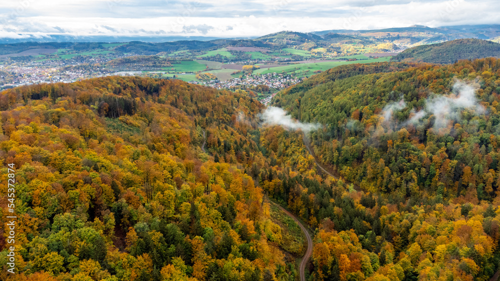 Kleine Herbstwanderung durch die schöne Natur von Schmalkalden - Thüringen - Deutschland