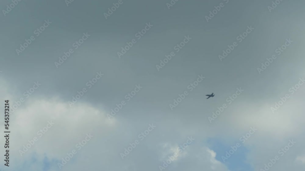 Planes at the airshow show different aerobatics Planes at the airshow show different aerobatics