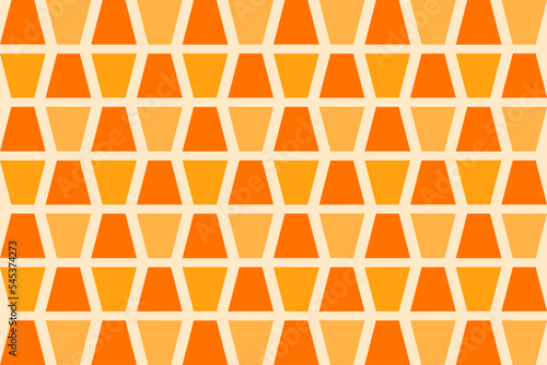 seamless pattern with trapezoid. Mosaic vector illustration.